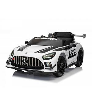 Mercedes-Benz GT-AMG, 12 voltios, FULL OPTION, BLANCO, 1-6 años - INDA188-AC-GTAMG