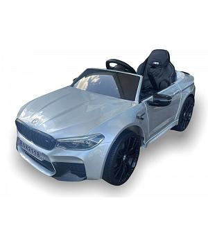 COCHE BMW M5 24V para niños PLATEADO, motores dobles 24V, eva,  INDA1216-AC-SX2118