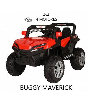 VENTA BUGGY LITTLE-MAVERICK 12V ROJO, NIÑOS, RC, 4X4 - BC-H0019RED