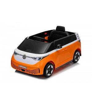 Volkswagen ID Buzzz, naranja, 12 V 7 Ah, RC, cuero, neumáticos de goma, 1-4 AÑOS - INDA1211-LI-HL718or