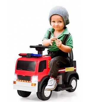 CAMIONCITO ELÉCTRICO 6V DE BOMBEROS PARA NIÑOS DE 1 A 3 AÑOS  - INDA663-AT