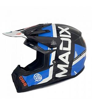 VENTA CASCO CROSS NIÑO MADIX TALLA 53-54 Ref 4008_Y54_AZU