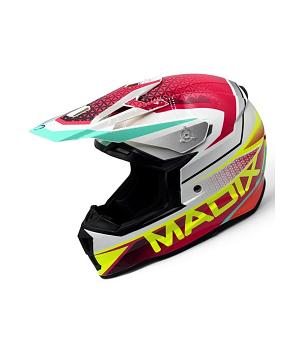 Casco niño motocross enduro-madix KID25, TALLA 5152, ROJO - INDA1048-RO-5547_Y52_RO