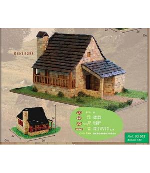 CUIT 3502- REFUGIO DE MONTAÑA. Kit construcción miniatura