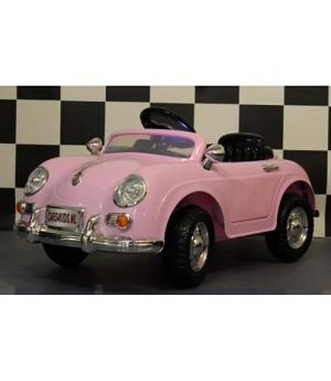 MINI COCHE CLÁSICO 12v SPEEDSTER 12V ROSA-PINK - 4KI-CLASIPINK