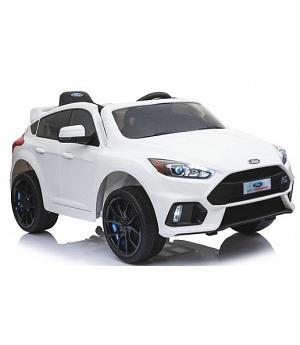 Coche eléctrico a batería Ford Focus RS Blanco 12v - LE2519