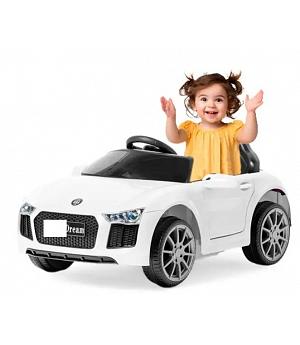 Coche infantil 6v RC DREAM, blanco  INDA923-DREAM-AT