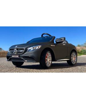 MERCEDES S63AMG 12V, RC, NEGRO MATE - KI4S63BLACKMATE