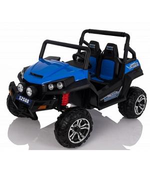 BUGGY RSX ELECTRICO 12V, AZUL, RC, 2 PLAZAS, 4 MOTORES DE 12V - INDA1105-BN-RSX