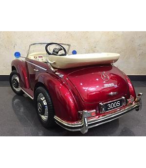 VENTA COCHE INFANTIL MERCEDES CLASICO 300S ROJO, 12V -  INDA122-c4k004R