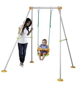 Columpio Smoby de bebé, alto 180cm y asiento crecimiento. 310191