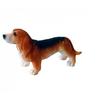 ARTESANÍA LATINA 13267. PERRO MINIATURA BASSET HOUND PARA CASA DE MUÑECAS