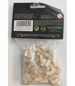 PIEDRA BLANCA 6MM X 12MM BOLSA DE 170 PIEZAS APROX - CUIT2952