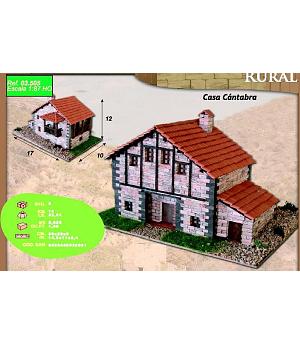 KIT MAQUETA DE CERÁMICA. CASA CANTABRIA.  CUIT 03505. Escala 1:87