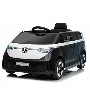 Volkswagen ID Buzzz, negro, 12 V 7 Ah, RC, cuero, neumáticos de goma, 1-4 AÑOS - INDA1212-LI-HL718
