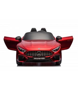 Coche para niños eléctrico 2 plazas, 12v, Mercedes SL63, rojo, 2 motores INDA404-AC-DKSL63RED