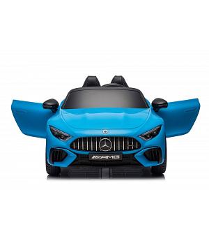 Coche eléctrico para niños 2 plazas, 12v, Mercedes SL63, azul, 2 motores  INDA403-AC-DKSL63BLUE