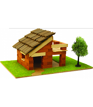 MAQUETA CASITA LADRILLOS EN KIT, DOMUS 40113, K.I.D. 3