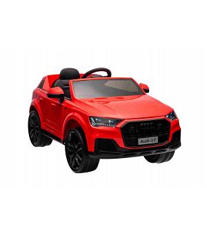 Coche eléctrico para niños Audi Q7 rojo, asiento y ruedas plastico, rc,  INDA978-BN-Q7red