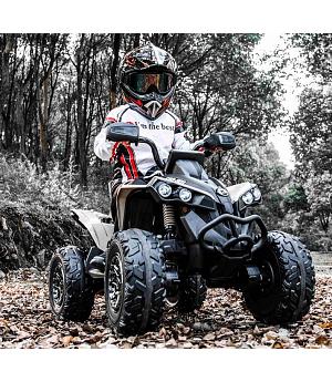 Quad eléctrico Can-am Renegade 12V niños 2-7 años, 2 motores, ruedas eva, beige INDA279-BNQUADCAN-AMB