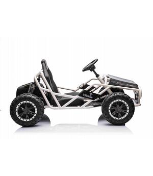 Cochecito BUGGY eléctrico infantil SPORT-CART  Spark 24 voltios, BLANCO, 1 plaza, sin rc - INDA976-BN-WT