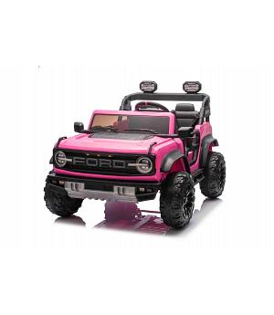 Ford Bronco XL Coche Eléctrico infantil, 2 plazas, 12v, bateria litio, rc, ROSA - INDA1100-BNBRONCO