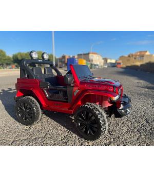 COCHE JEEP RUBICÓN Style 12V ROJO PINTADO, 4X4, RC - IND11-FT938REDPAINT