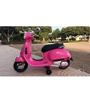 VESPA INFANTIL 12V, rosa-pink, LICENCIA OFICIAL - JA460349