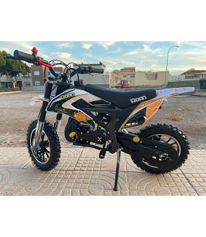 BLACK FRIDAY Minimoto cross gasolina, infantil ROAN709 naranja 49cc con 4.5 caballos -, 2333_NA