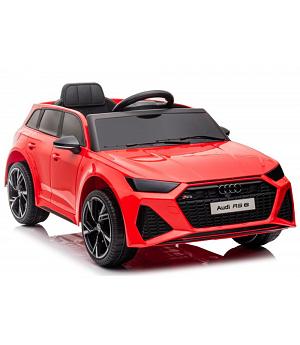 COCHE ELECTRICO NIÑOS 12V RS6 ROJO, RC, 1 PLAZA, 1-4 AÑOS - INDA3004-RS5RED-LE