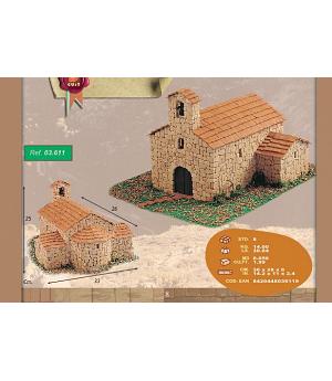 KIT Maqueta ERMITA Románica 03611. CUIT CONSTRUCCIONES A ESCALA