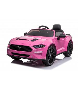 COCHE ELECTRICO INFANTIL MUSTANG 24V, ROSA, RC   INDA884-KID