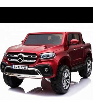 Coche a batería Mercedes X-Class 12v 4x4, 4WD, Mando RC, MP3, Color Rojo - INDA1124-KID
