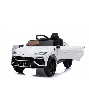 Lamborghini URUS 12V, Blanco, asiento y ruedas de plástico, RC, 1-5 años  INDA876-KID