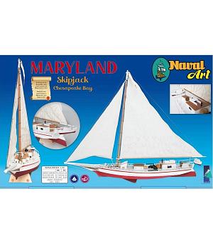 Kit Maqueta barco de madera, Balandro Maryland 1/28 - Naval Art - KE522021