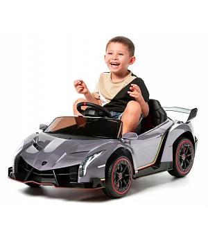 Lamborghini Veneno 12v, RC, GRIS , 1-5 AÑOS  INDA907-AT