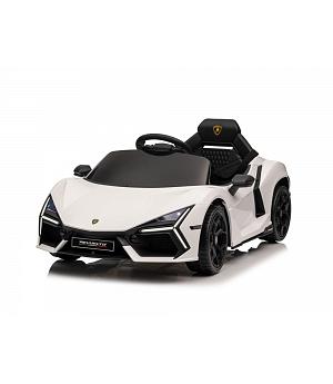 Lamborghini Revuelto, coche infantil eléctrico de 12 voltios, blanco, rc - RA  INDA997-AC-REVUELTOWT