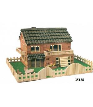 Kit maqueta casita ladrillos. KERANOVA 35138