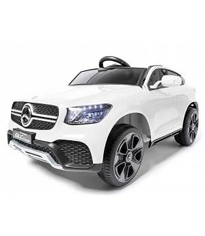 Mercedes GLC 12V, MANDO RC, ASIENTO Y RUEDAS PLÁSTICO, BLANCO - INDA1052-AT