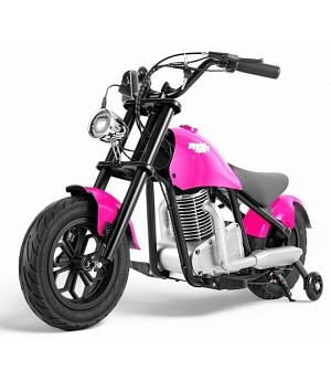Mini Harley eléctrica infantil 24V, rosa, NIÑOS +3 AÑOS - INDA1031-RO-5519