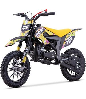 VENTA Mini moto cross para niño, de gasolina 49cc con 4.5 caballos, amarilla  INDA831-RO-2333__AMA