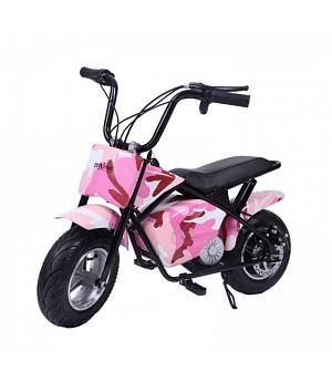 MOTO ELÉCTRICA PARA NIÑOS 36V Y 300W - BATERÍA DE LITIO, ROSA-PINK - ECOX-ZLAC-07/PINK