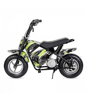 MINI MOTO ELÉCTRICA PARA NIÑOS 36V Y 300W - BATERÍA DE LITIO, VERDE - ECOX-ZLAC-07/VERDE