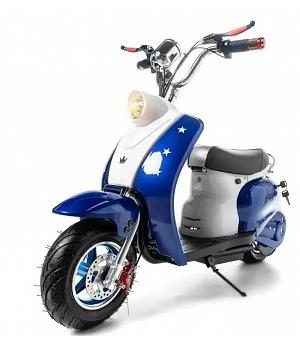 Vespa Mini Moto SCOOTER VESPA style eléctrica 24v azul, MOTOR DE 250W - INDA755-AT-STYLEBLUE