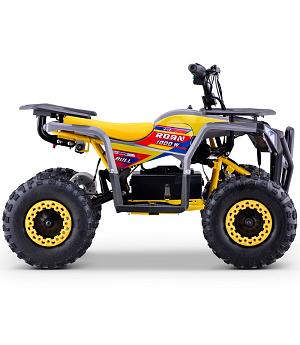Mini Quad Eléctrico ROANBull 1000w, AMARILLO, 4-12 AÑOS   INDA1018-RO-5493