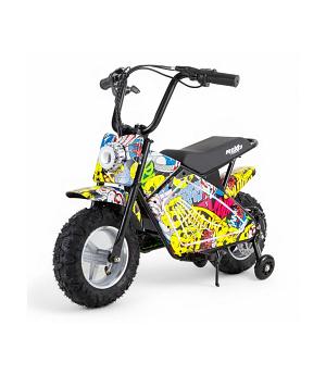 MINI SCOOTER ELÉCTRICO 300W REXO 36V, BATERIA LITIO, AMARILLO, INDA1026-RO-5525