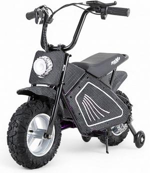 MINI SCOOTER ELÉCTRICO 300W REXO 36V, BATERIA LITIO, NEGRO-CARBONO, INDA1027-RO-5525