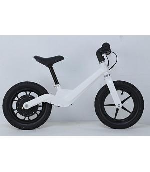 VENTA Bicicleta de equilibrio eléctrica I-NEOS para niños con batería de 24V, blanco   INDA916-NEOS-AT