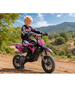 Minicross eléctrica 550W RXF 10/10" 24V, ROSA- INDA1208R-5553
