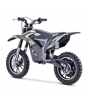 Minimoto infantil eléctrica 24V y 500W ruedas de 10 pulgadas POLOROAN709GREEN-1901__VER